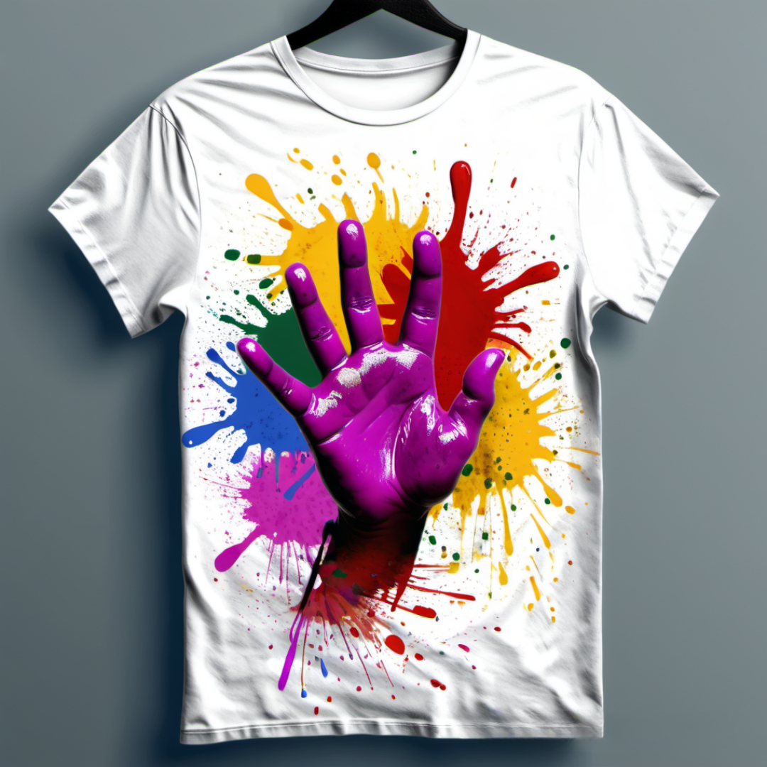 Holi Custom Printed Tshirt