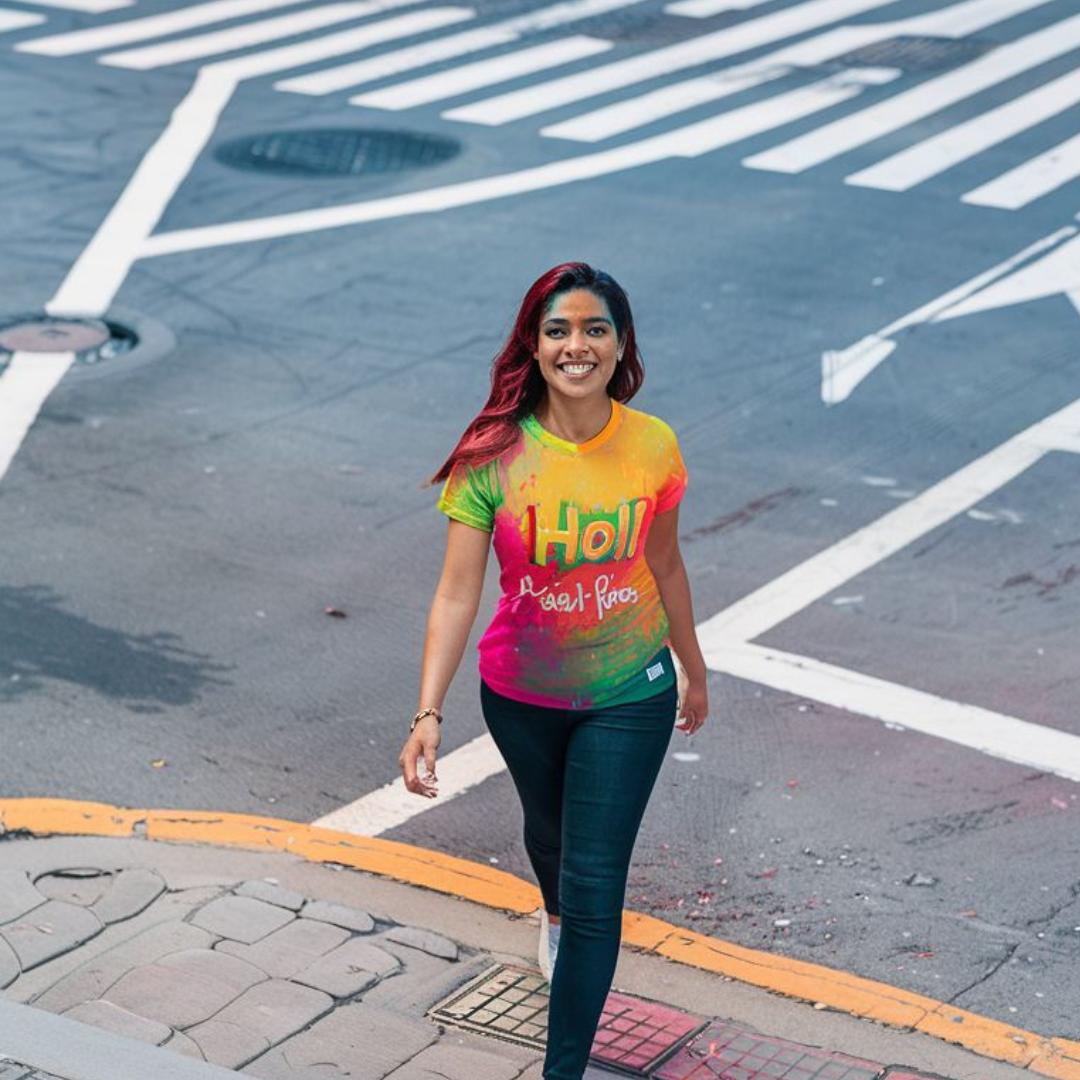 Holi Custom Printed Tshirt