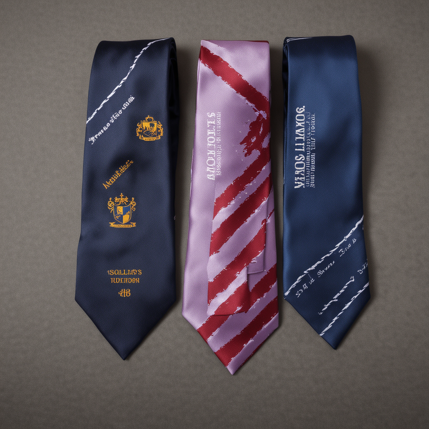 Customised Digitally Printed Premium Ties for Schools & Corporates