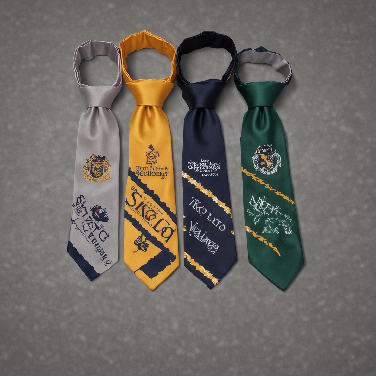 Customised Digitally Printed Premium Ties for Schools & Corporates